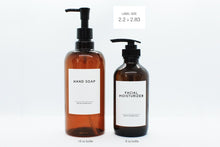 Load image into Gallery viewer, Modern Contemporary Bathroom Labels