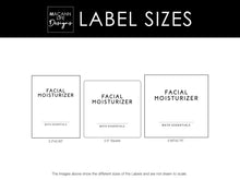 Load image into Gallery viewer, Modern Contemporary Bathroom Labels