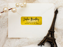 Load image into Gallery viewer, Calligraphy Return Address Sticker Labels