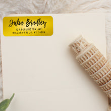 Load image into Gallery viewer, Calligraphy Return Address Sticker Labels