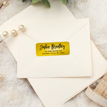Load image into Gallery viewer, Calligraphy Return Address Sticker Labels