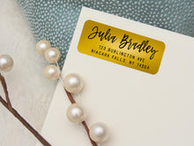 Load image into Gallery viewer, Calligraphy Return Address Sticker Labels