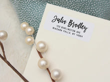Load image into Gallery viewer, Calligraphy Return Address Sticker Labels