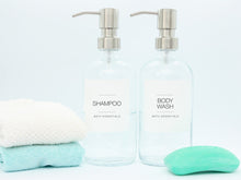 Load image into Gallery viewer, Minimalist Clean Bathroom Labels