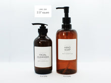 Load image into Gallery viewer, Minimalist Clean Bathroom Labels