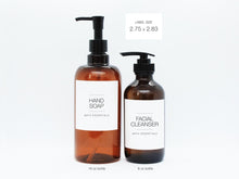 Load image into Gallery viewer, Minimalist Clean Bathroom Labels