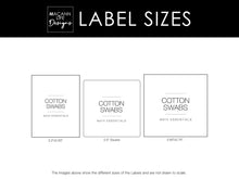 Load image into Gallery viewer, Minimalist Clean Bathroom Labels