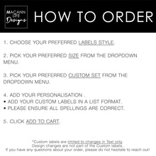 Load image into Gallery viewer, Custom Labels - 2" Circle and 2" Square