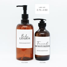 Load image into Gallery viewer, Farmhouse Chic Bathroom Labels