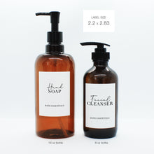 Load image into Gallery viewer, Farmhouse Chic Bathroom Labels