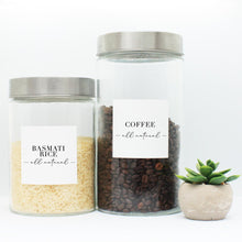 Load image into Gallery viewer, Farmhouse Typography Pantry Labels