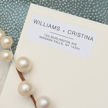 Load image into Gallery viewer, Minimalist Clean Return Address Labels