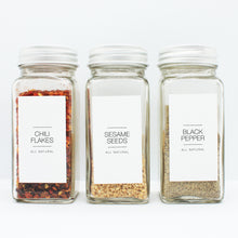 Load image into Gallery viewer, Minimalist Clean Spice Labels