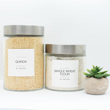 Load image into Gallery viewer, Minimalist Clean Pantry Jar Labels