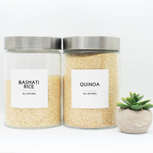 Load image into Gallery viewer, Modern Contemporary Pantry Jar Labels