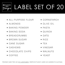 Load image into Gallery viewer, Airy Thin Pantry Labels