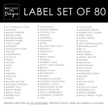 Load image into Gallery viewer, Minimalist Clean Pantry Jar Labels
