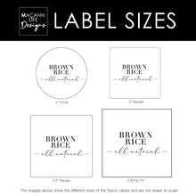 Load image into Gallery viewer, Farmhouse Typography Pantry Labels