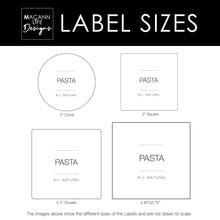 Load image into Gallery viewer, Minimalist Clean Pantry Jar Labels