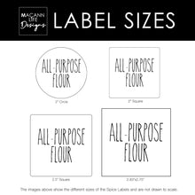 Load image into Gallery viewer, Rae Dunn Inspired Pantry Labels