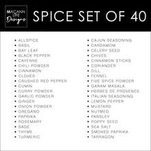 Load image into Gallery viewer, Farmhouse Typography Spice Labels