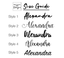 Load image into Gallery viewer, Alphabet Style Custom Canvas Tote Bag - Black Canvas