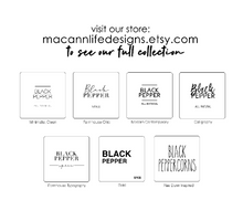 Load image into Gallery viewer, Engraved Spice Glass Jars with Bamboo Lid 7oz Set of 4