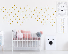 Load image into Gallery viewer, Hand Drawn Raindrops Vinyl Wall Decals