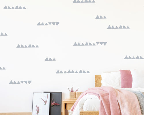 Hand Drawn Triangles Wall Decals